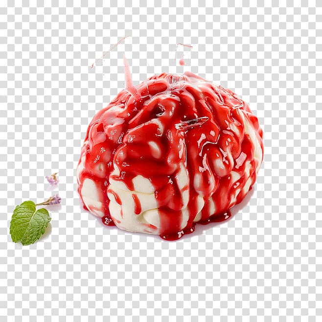 Strawberry cream cake Chocolate cake Strawberry pie, Strawberry Cake brain transparent background PNG clipart