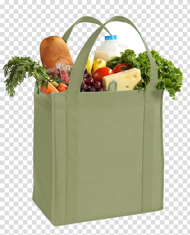 Reusable shopping bag Shopping Bags & Trolleys Grocery store, bag transparent background PNG clipart