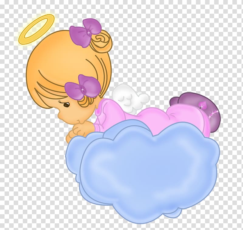 Angel Drawing , Cartoon clouds painted angel girl transparent background PNG clipart