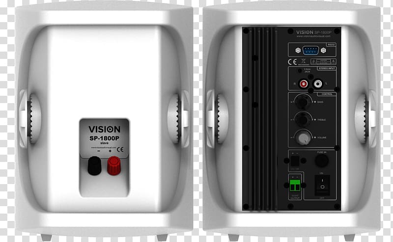 Audio power Loudspeaker enclosure Powered speakers, rs232 transparent background PNG clipart