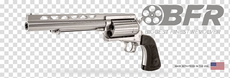 Gun barrel .500 S&W Magnum Magnum Research BFR Revolver, Handgun transparent background PNG clipart