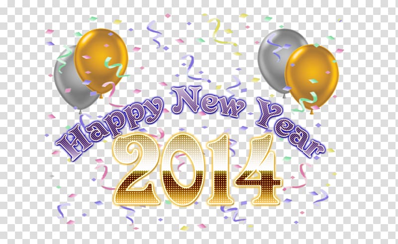 Graphic design Logo , happy new year wordart transparent background PNG clipart