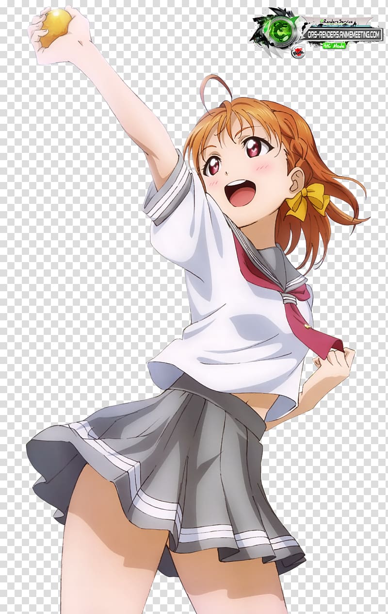 Love Live! School Idol Festival Love Live! Sunshine!! Aqours Anime Chibi, Anime transparent background PNG clipart