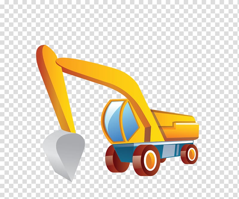 Sturgis Library Barnstable Car Machine Drawing, Yellow excavator car transparent background PNG clipart
