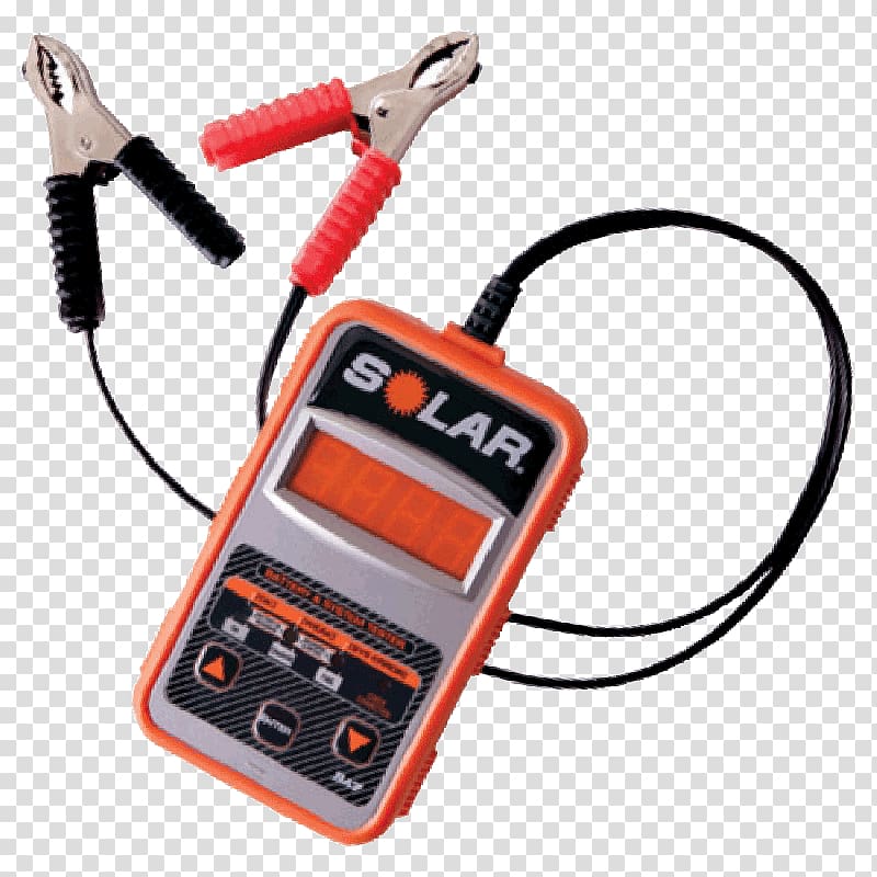 Battery charger Multimeter Electronics Electric battery System, automotive battery transparent background PNG clipart