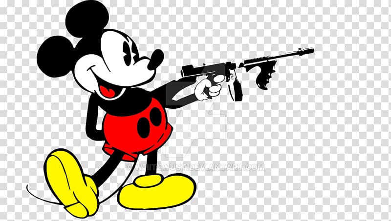 Mickey Mouse Minnie Mouse Mortimer Mouse The Walt Disney Company, GANGSTER transparent background PNG clipart