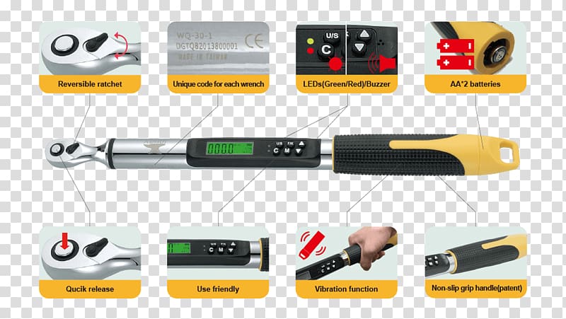 Tool Torque Kilogram-force Newton metre Spanners, Torque Wrench transparent background PNG clipart