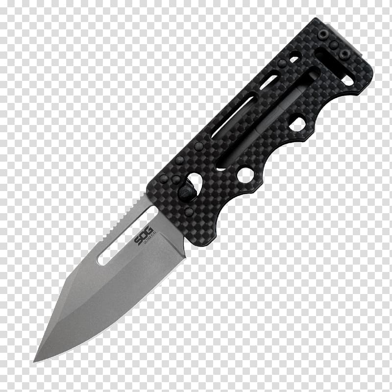 Pocketknife SOG Specialty Knives & Tools, LLC Blade Drop point, knife transparent background PNG clipart