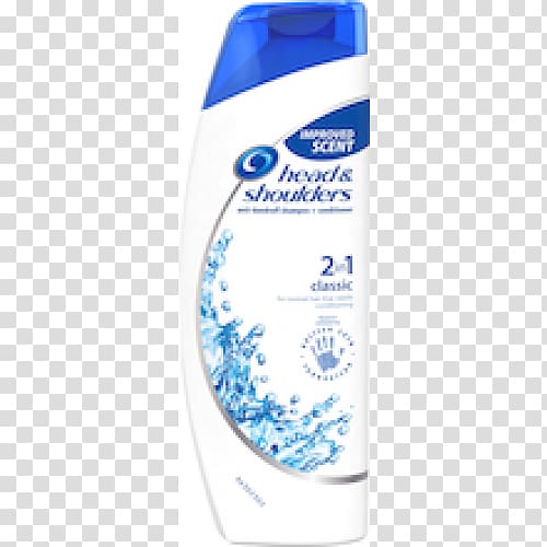 Head & Shoulders Classic Clean Shampoo Dandruff, shampoo transparent background PNG clipart