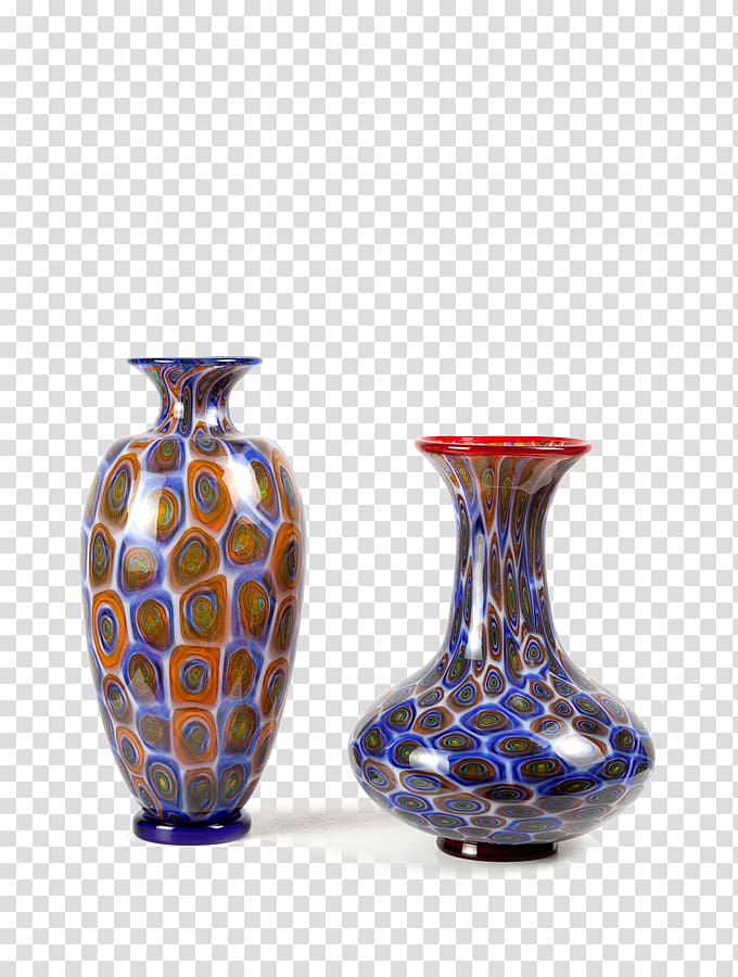 Vase Ceramic Cobalt blue Glass Pottery, vase transparent background PNG clipart