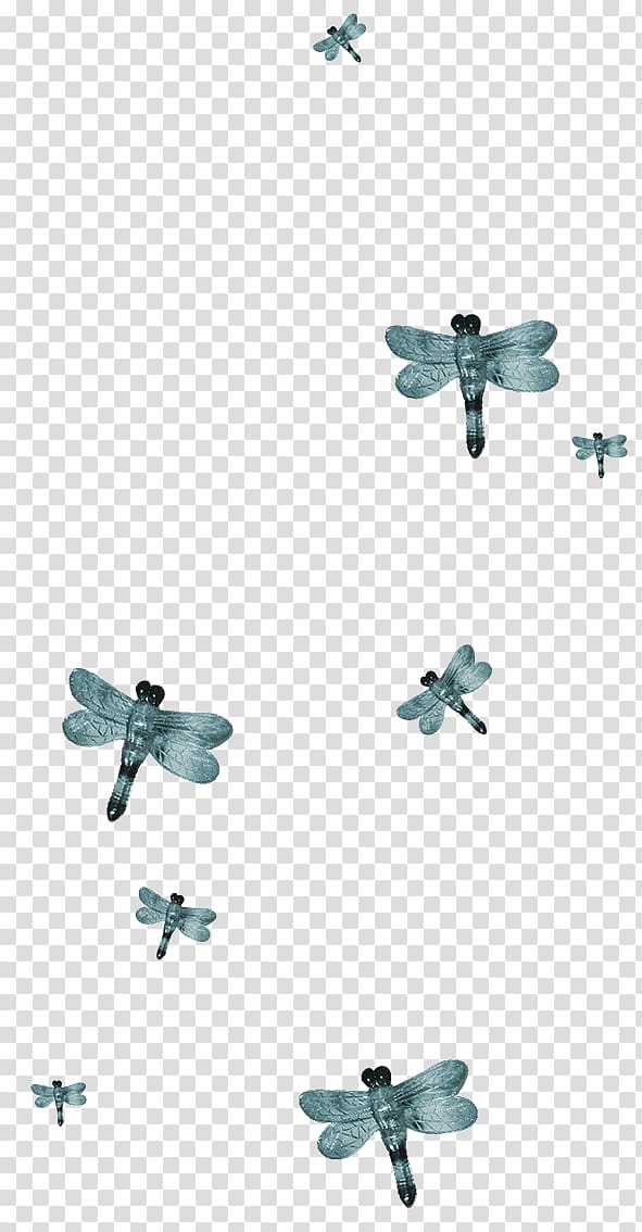 Insect Butterfly, Dragonfly decorative material transparent background PNG clipart