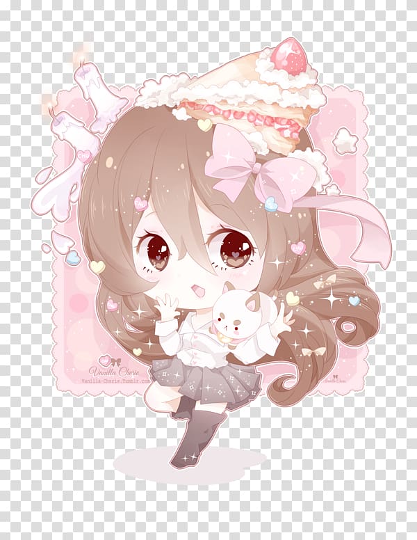 Chibi Anime Drawing Kawaii, sweet candy transparent background PNG clipart