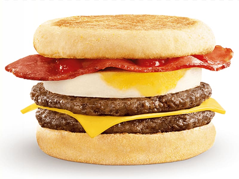 Fizzy Drinks Breakfast Hamburger Hash browns McDonald\'s Big Mac, bacon transparent background PNG clipart