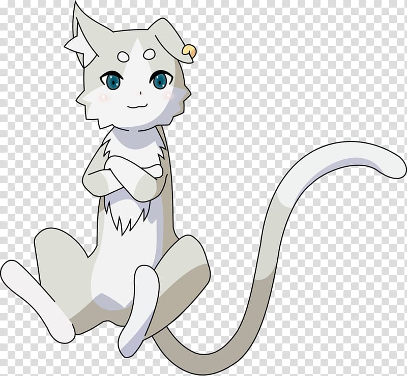 Whiskers Kitten Re:Zero − Starting Life in Another World Manga Puck, floting transparent background PNG clipart