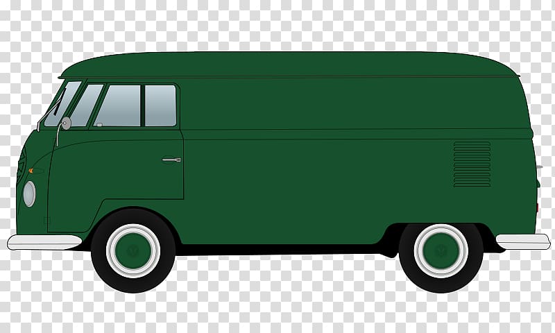 Compact van Volkswagen Type 2 Compact car, Volkswagen Transporter transparent background PNG clipart