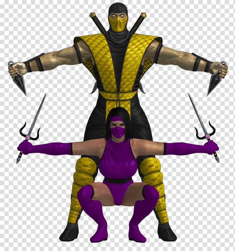 Mileena Scorpion Mortal Kombat 3 Sub-Zero, Old skool transparent background PNG clipart