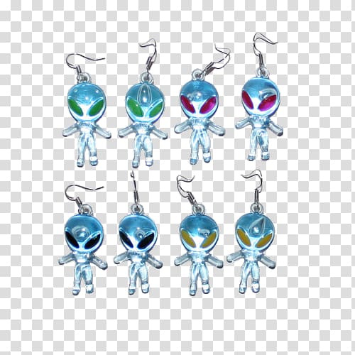 Earring Jewellery Extraterrestrial life Clothing Accessories Necklace, silver ufo transparent background PNG clipart