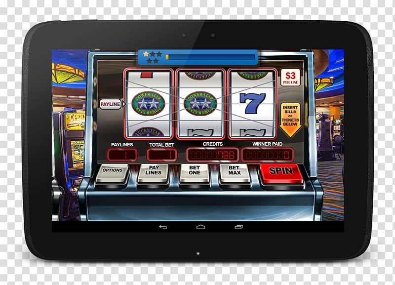 Display device Game Handheld Devices Multimedia Electronics, Slots machine transparent background PNG clipart