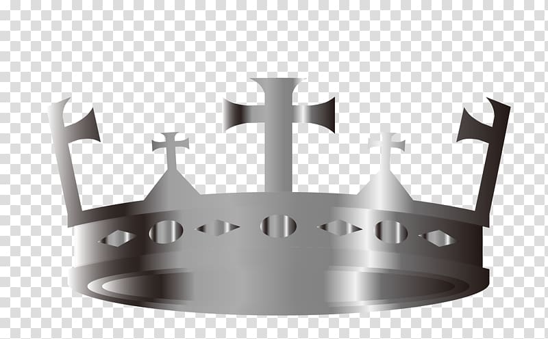 Euclidean Crown, Silver Crown transparent background PNG clipart