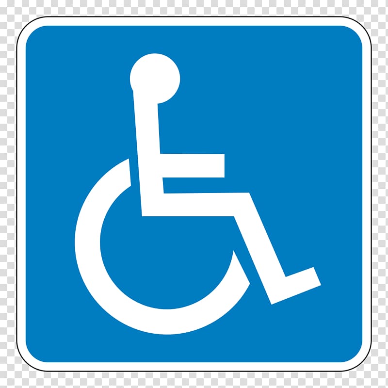 Americans with Disabilities Act of 1990 Disability ADA Signs Disabled parking permit, wheelchair transparent background PNG clipart