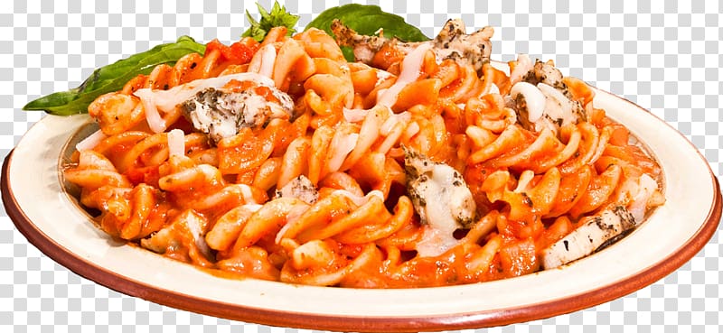 Spaghetti alla puttanesca Taglierini Bucatini Fusilli Penne, Delicious Chicken transparent background PNG clipart