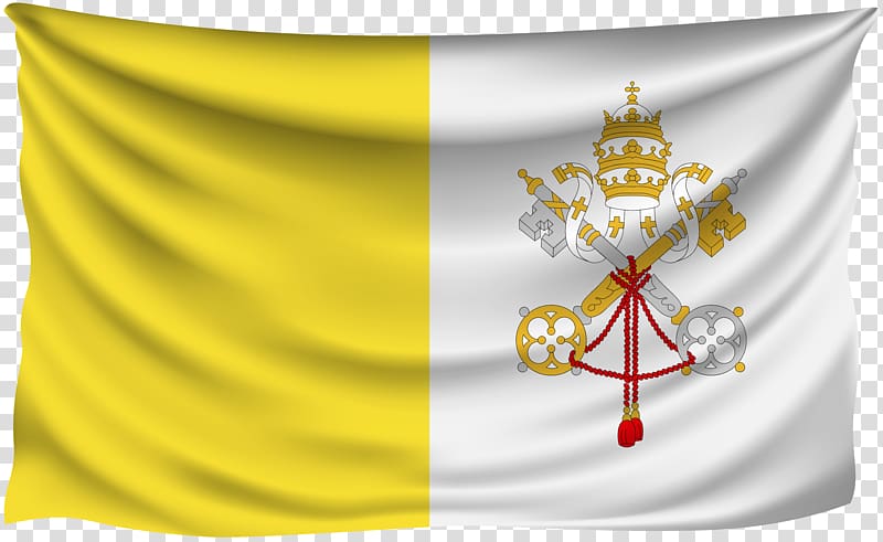 Flag of Vatican City Holy See Papal States Flag transparent background