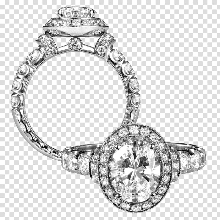Engagement ring Wedding ring Jewellery, creative wedding rings transparent background PNG clipart