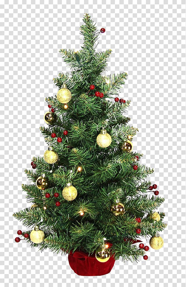 Artificial Christmas tree Pre-lit tree Christmas ornament, christmas tree transparent background PNG clipart