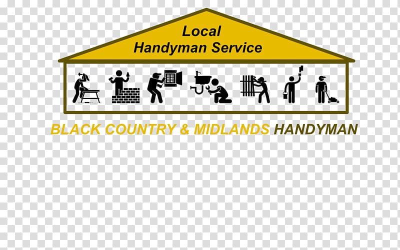 Black Country Midlands Handyman Garden Building, Handyman logo transparent background PNG clipart