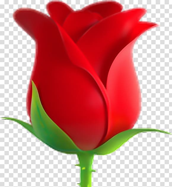 red rose illustration, Emoji Rose Symbol Emoticon Sticker, Emoji transparent background PNG clipart