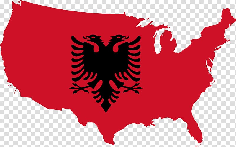 Flag of the United States Flag of Albania, united states transparent background PNG clipart