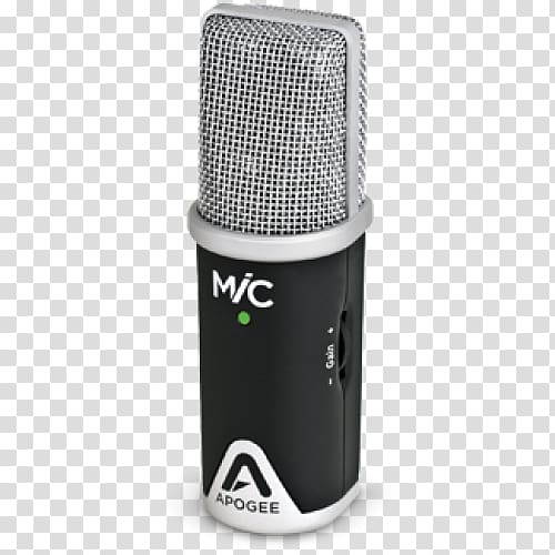 Microphone Apogee MiC 96k Apogee Electronics Audio, Microphone recording studio transparent background PNG clipart