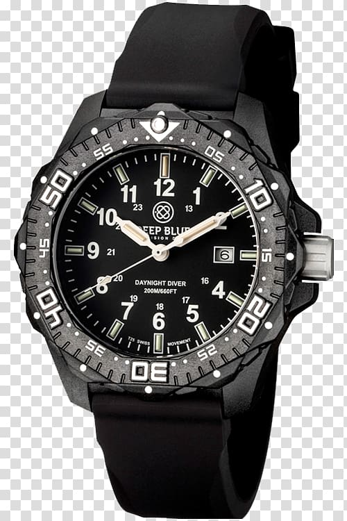 Luminox Watch Strap Quartz clock Bracelet, Diving Watch transparent background PNG clipart