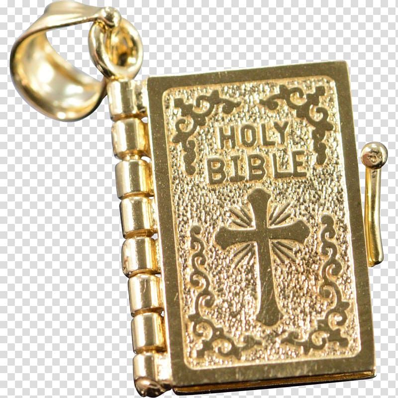 Jewellery Gold Locket Metal 01504, holy bible transparent background PNG clipart