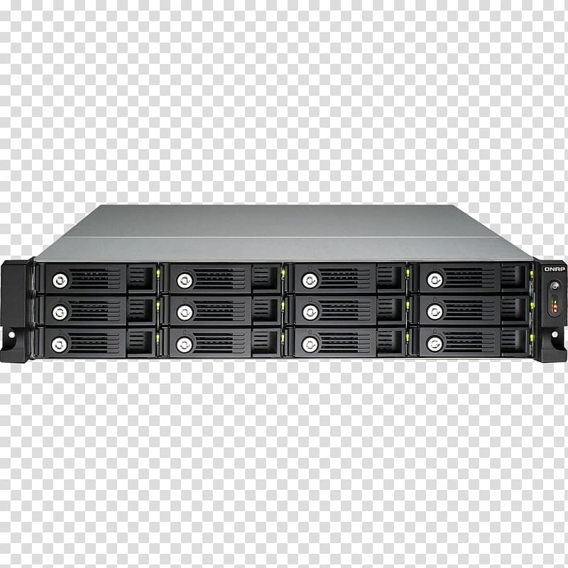 Network Storage Systems QNAP Systems, Inc. Data storage Serial ATA iSCSI, rack transparent background PNG clipart