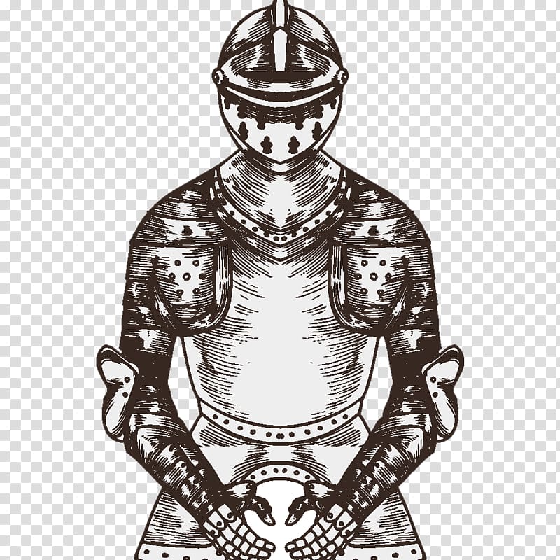 Middle Ages Knight Chivalry, medieval knight transparent background PNG clipart