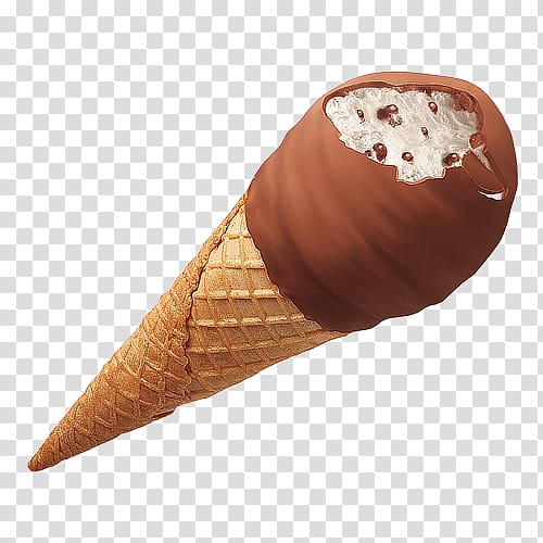 Chocolate ice cream Ice Cream Cones Wall\'s Cornetto, ice cream transparent background PNG clipart