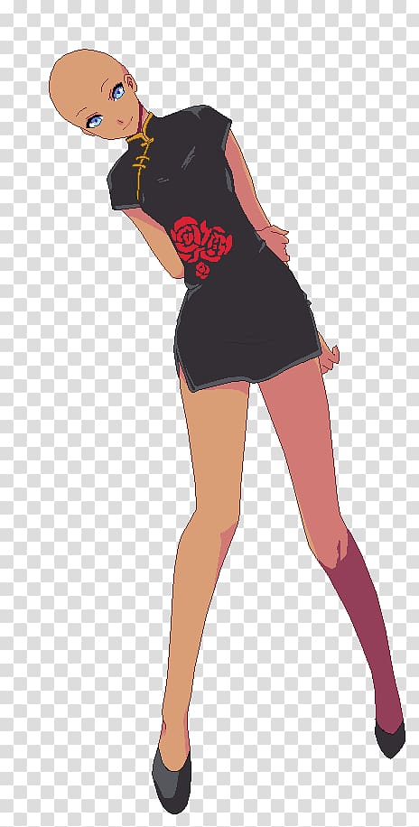 Anime Dress Cartoon Drawing Clothing, Chinese lady transparent background PNG clipart