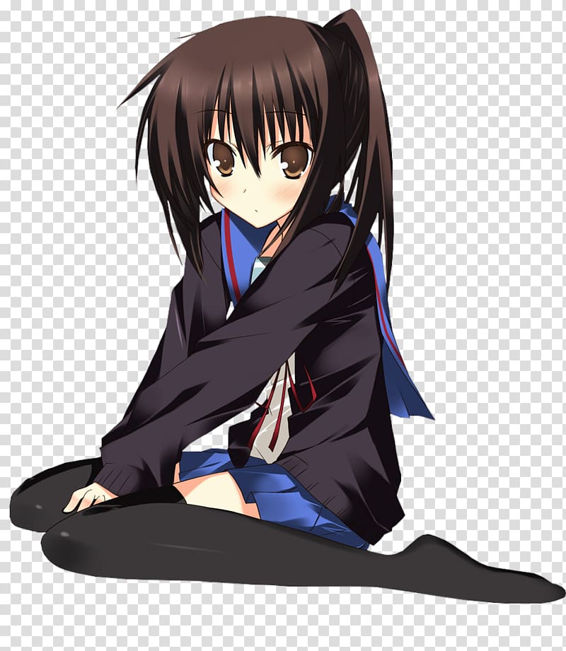 Kyon Itsuki Koizumi Yuki Nagato Mikuru Asahina Haruhi Suzumiya, Anime transparent background PNG clipart