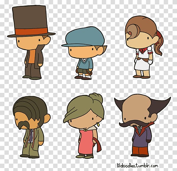 Professor Layton vs. Phoenix Wright: Ace Attorney Professor Layton and the Miracle Mask Professor Layton and the Curious Village Professor Hershel Layton Luke Triton, Flora Reinhold transparent background PNG clipart