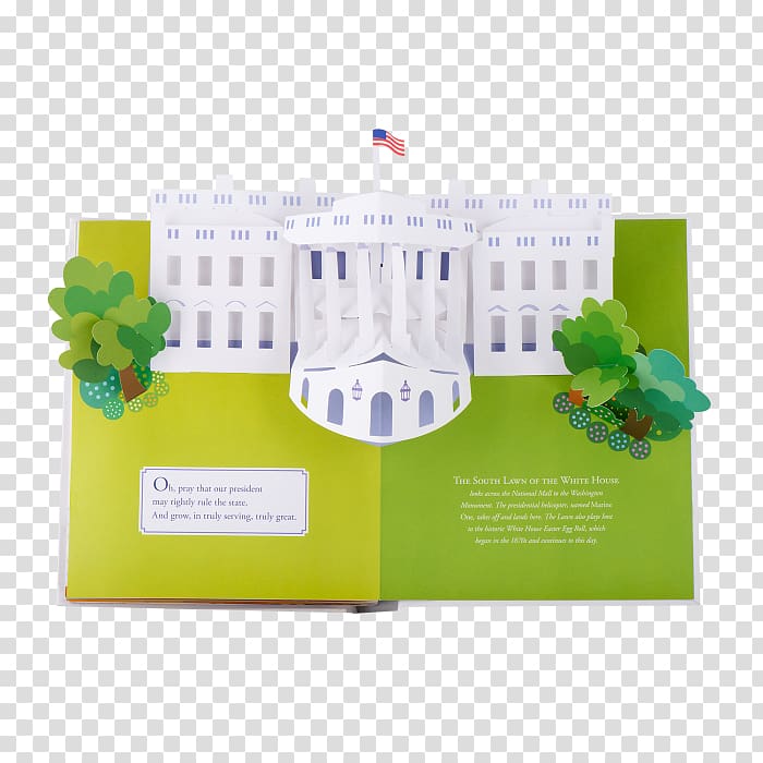The White House: A Pop-up of Our Nation\'s Home White House Historical Association Brand, pop up book transparent background PNG clipart