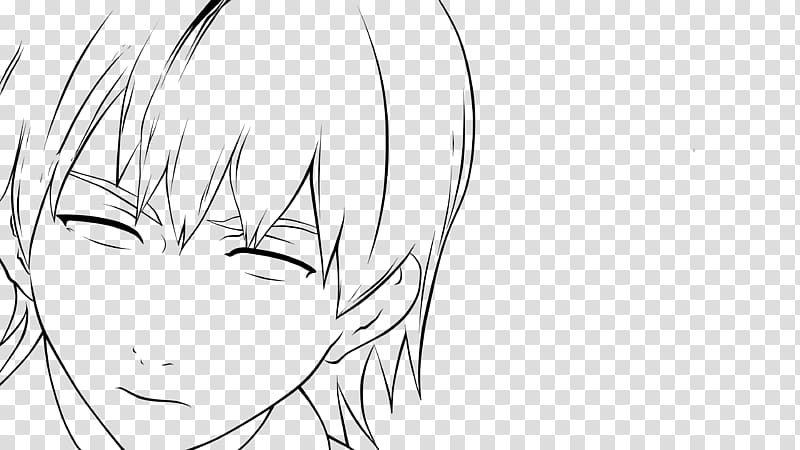 Line art Tokyo Ghoul Drawing Anime, line art transparent background PNG clipart