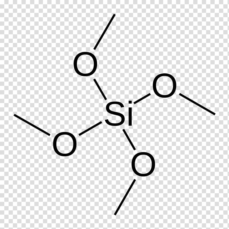 Tetramethyl orthosilicate Tetraethyl orthosilicate Methyl group Chemical compound, ortho transparent background PNG clipart