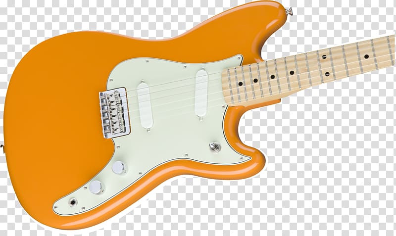 Fender Duo-Sonic Electric guitar Fender Mustang Fender Musical Instruments Corporation, electric guitar transparent background PNG clipart