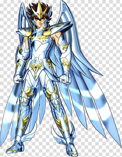 Pegasus Seiya Saint Seiya: Brave Soldiers Saint Seiya: Knights of the Zodiac Saint Seiya Myth Cloth Armature, Anime transparent background PNG clipart