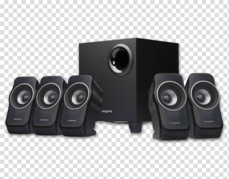 Creative A520 5.1 surround sound Loudspeaker Creative SBS A120 Creative Labs, creative inspiration transparent background PNG clipart