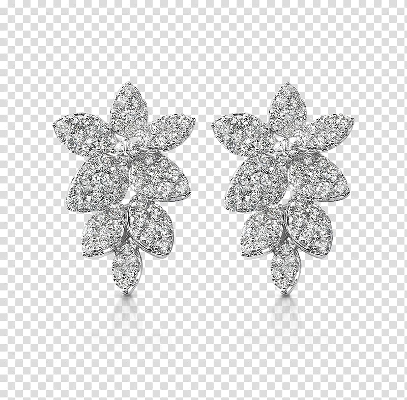 Earring Star cluster Body Jewellery Diamond Carat, diamond transparent background PNG clipart