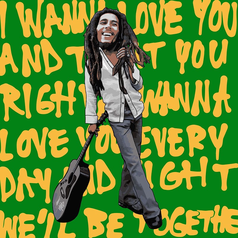 Is This Love Reggae Song Bob Marley and the Wailers, bob marley transparent background PNG clipart