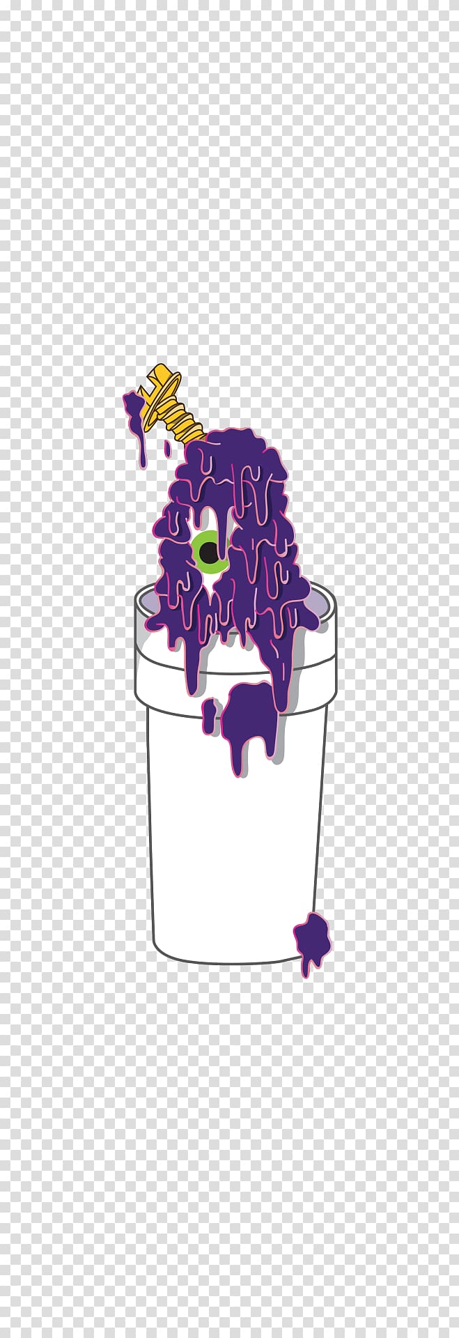 purple and white plastic cup illustration, Purple drank Desktop Codeine, lean transparent background PNG clipart