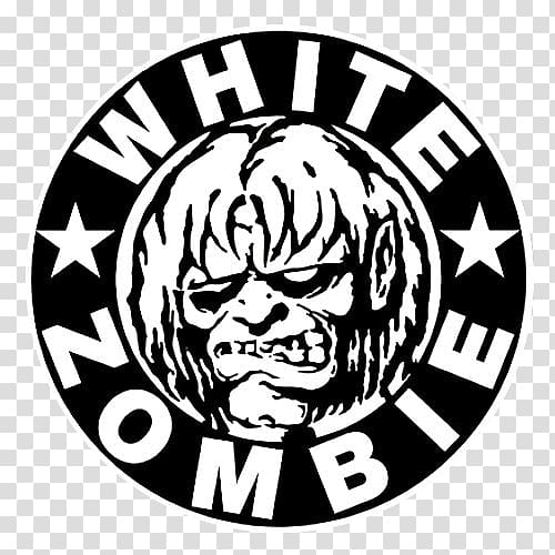 White Zombie Logo T-shirt Music Heavy metal, Zimben Tech Logo transparent background PNG clipart